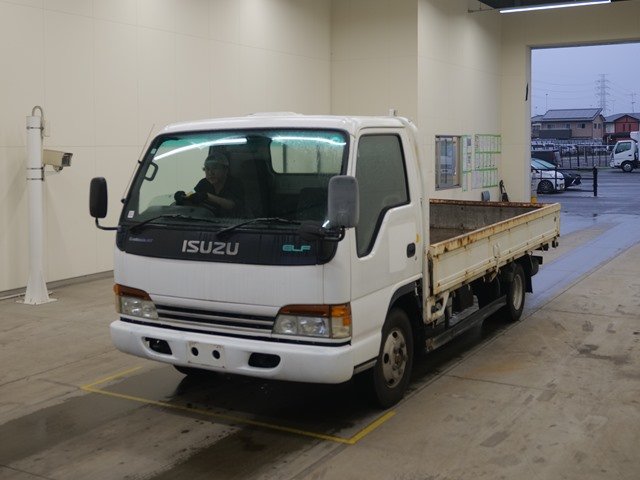 2001 Flat Body Truck Isuzu Elf KK-NPR71LR