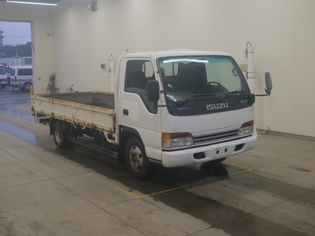 2001 Flat Body Truck Isuzu Elf KK-NPR71LR - Image 2