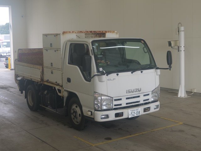 2011 Flat Body Truck Isuzu Elf SKG-NKR85A - Image 2