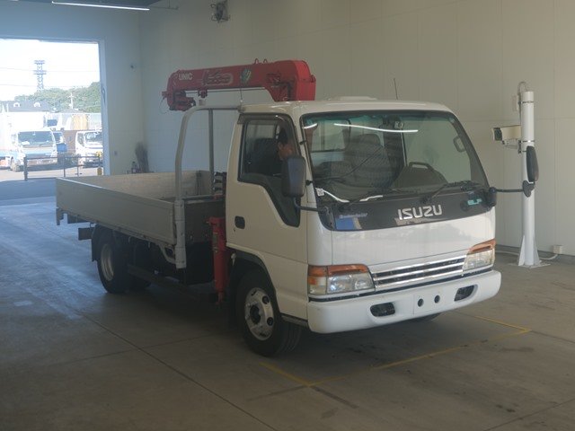 2002 Crane Truck Isuzu Elf KK-NPR72LR - Image 2