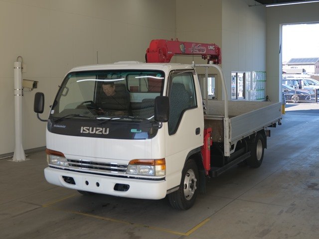 2002 Crane Truck Isuzu Elf KK-NPR72LR