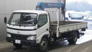 2006 Toyota DYNA Flat Body Crane Truck XZU424 3.5 Ton