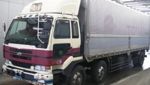 2001 Nissan BIGTHUMB Aluminum wing Box Truck CV27XZH 10 Ton