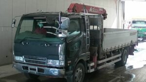 2002 Mitsubishi FIGHTER Flat Body Crane Truck FL63HKX 4.2 Ton