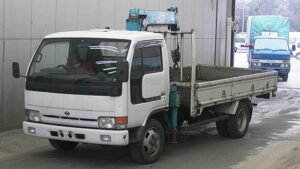 1994 Nissan ATLAS Flat Body Crane Truck UG4YH41