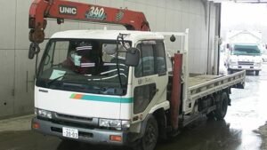 1993 NISSAN Flat Body Crane Truck MK210HN 2.5 Ton