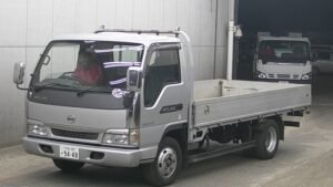 2003 Nissan ATLAS Aluminum Flat Body Truck APR81LR FS 2 Ton