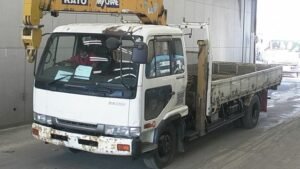 1993 Nissan CONDOR Flat Body Crane Truck MK210HN 2.25 Ton
