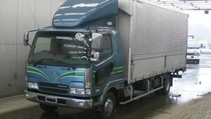 2003 Mitsubishi FIGHTER Aluminum wing Box Truck FK61HK 3.3 Ton