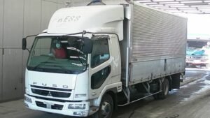 2009 Mitsubishi FIGHTER Aluminum wing Box Truck FK61F 3.1 Ton