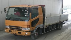 2001 Mitsubishi FIGHTER Aluminum Flat Body Truck FK61HK 3.45 Ton
