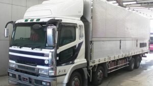 2000 Mitsubishi S GREAT Aluminum wing Box Truck FS54JVZ 14 Ton