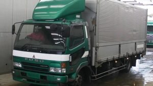 1999 Mitsubishi FIGHTER Aluminum wing Box Truck FK71HJ PG 8.2 Ton