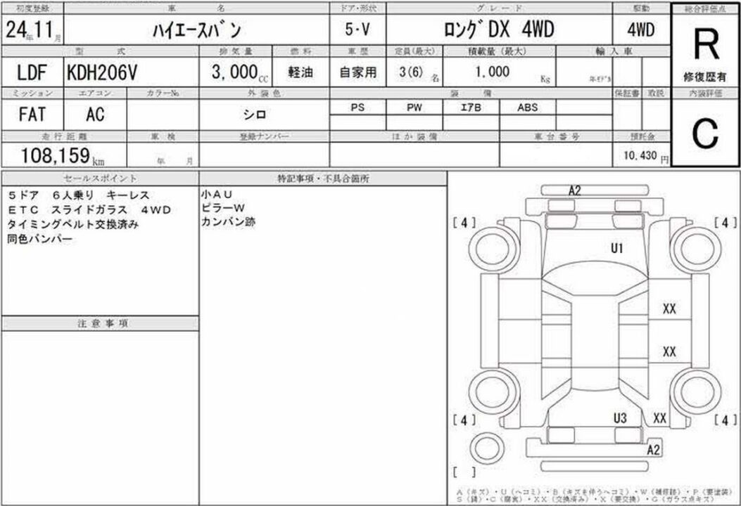 2012 Toyota Hiace Van KDH206V DX 1 Ton - Image 15