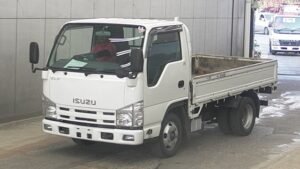 2009 Isuzu ELF Flat Body Truck BKG-NJR85A 2 Ton