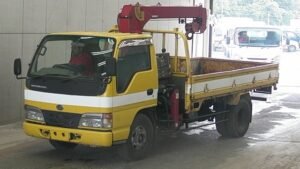 1996 Nissan UD Flat Body Crane Truck KC-BKR66LR 2 Ton