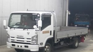 2007 Isuzu ELF Aluminum Flat Body Truck BDG-NPS85AR 2 Ton