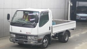 2001 Mitsubishi CANTER Flat Body Crane Truck GE-FB510A 1.5 Ton