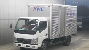 2003 Mitsubishi CANTER Aluminum Box Truck KK-FE72EEV 2 Ton