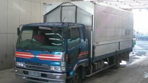 2001 Mitsubishi FIGHTER Aluminum wing Box Truck KK-FK61FK 2.55 Ton