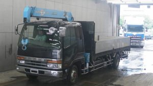 Crane Truck Fuso Fighter 1997