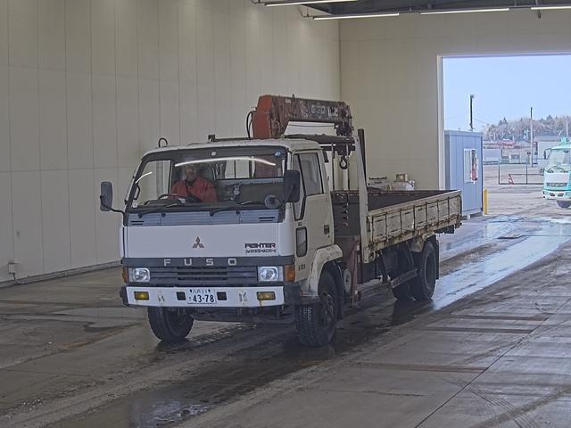 1989 Crane Truck Mitsubishi Fuso Fighter Mignon P-FK337HK