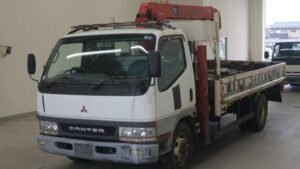 2001 Crane Truck Mitsubishi Fuso Canter KK-FE63EGY
