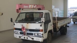 1990 Crane Truck Isuzu Elf P-NPR58LR