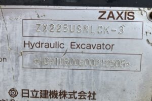 2009 Excavator HITACHI ZX225USRLC K-3