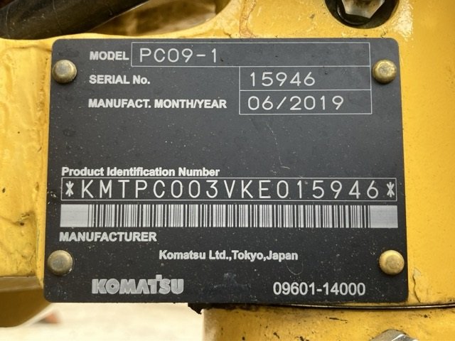 2019 Mini Excavator KOMATSU PC09-1 - Image 5
