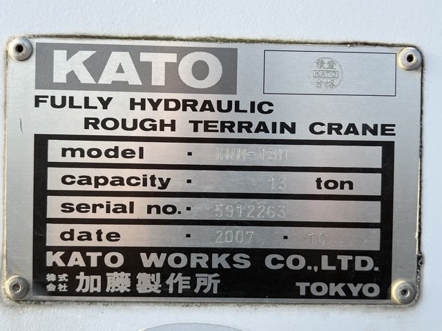 Rough Terrain Crane KATO KRM13H - Image 5