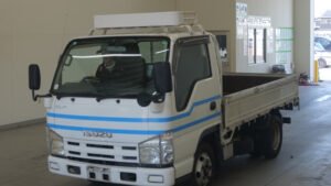 2009 Flat Body Truck Isuzu Elf BKG-NJR85A