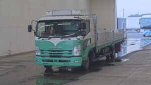 2015 Flat Body Isuzu Forward TKG-FRR90S2 - Image 1