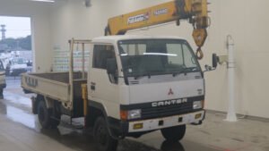 1987 Flat Body Truck Mitsubishi Fuso Canter P-FG435E