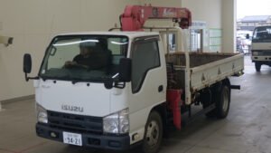 2012 Flat Body Truck Isuzu Elf TKG-NKR85AR