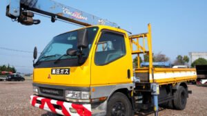 2001 Crane Truck Mitsubishi Fuso Canter KK-FE63EEY