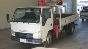 2012 Flat Body Truck Isuzu Elf TKG-NKR85AR