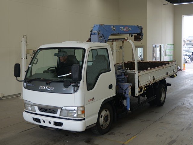 2002 Crane Truck Isuzu Elf KR-NKR81LAR
