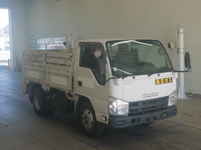 2012 Flat Body Truck Isuzu Elf TKG-NKR85A - Image 3