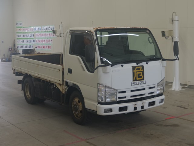 2007 Flat Body Truck Isuzu Elf BDG-NKS85A - Image 3