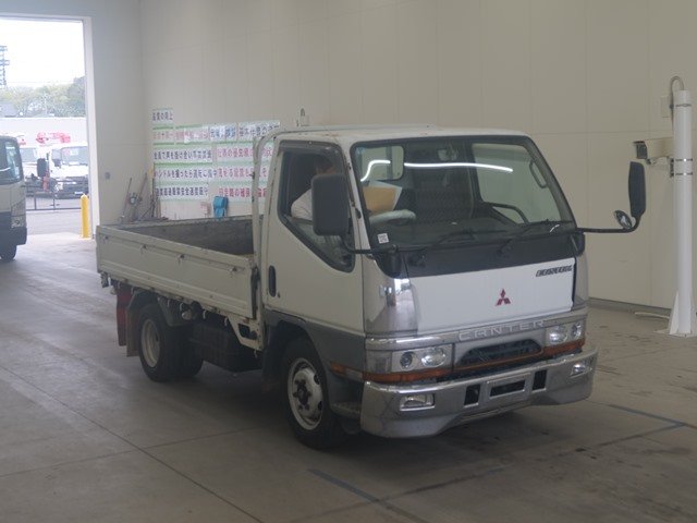1998 Flat Body Truck Mitsubishi Fuso Canter KC-FE507BT - Image 3