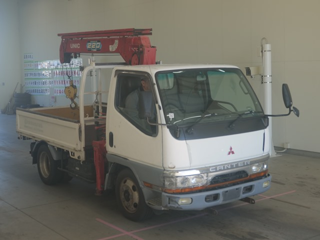 1997 Flat Body Truck Mitsubishi Fuso Canter KC-FE508B - Image 3