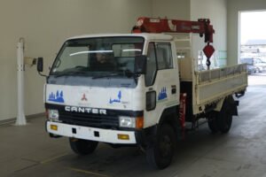 1986 Crane Truck Mitsubishi Fuso Canter P-FG435E