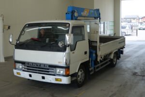 1993 Crane Truck Mitsubishi Fuso Canter U-FE437E