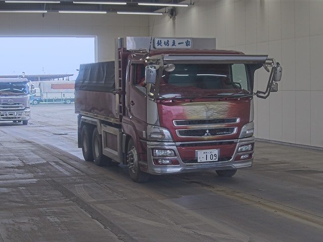 2012 Dump Tipper Truck Mitsubishi Fuso Super Great QKG-FV50VX - Image 3