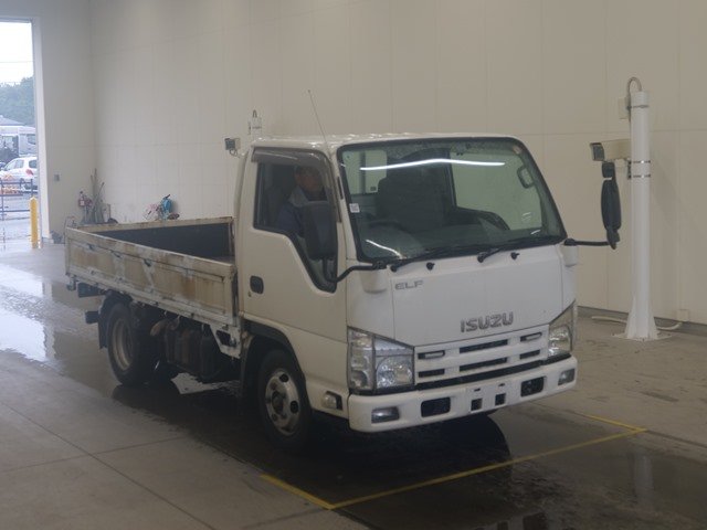 2010 Flat Body Truck Isuzu Elf BKG-NJR85A - Image 3