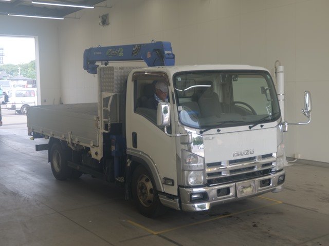 2014 Flat Body Truck Isuzu Elf SKG-NPR85YN - Image 3