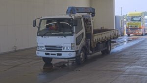 2003 Crane Truck Mitsubishi Fuso Fighter KK-FK71HJ