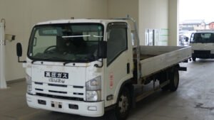 2008 Flat Body Truck Isuzu Elf PKG-NPR75N