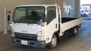 2009 Flat Body Truck Isuzu Elf BKG-NNR85AR